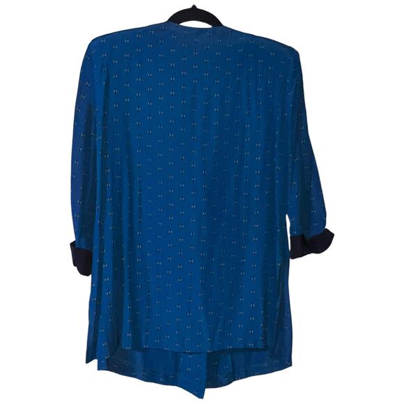 Reina Industries 90s Green and Black Blazer Jacket Size 8P, Excellent Condition - Picture 7 of 8